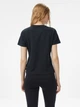 Футболка бавовняна довга жіноча Converse CVW5T252-BLK XS Чорна (0198820091664) - зображення 2