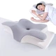 Подушка ортопедическая Бабочка pillow-04 Ice-Silk охлаждающая двойной высоты анатомическая для шеи с эффектом памяти - изображение 4
