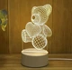 Ночник LAMP 3D-10 Мишка с сердцем - изображение 2