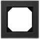 Рамка одинарна Liregus Epsilon Black matted glass (K14-245-01 E/BG) - зображення 1