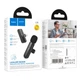 Мікрофон-петличка Hoco L20 Fair wireless microphone iP Black - зображення 2