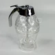 Дозатор для меда с подставкой и ручкой 200 мл Honey Dispenser, компактный акриловый диспенсер, емкость с нажимным рычагом для хранения и налива меда без капель Прозрачный, D-48 - изображение 2