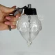 Дозатор для меда с подставкой и ручкой 200 мл Honey Dispenser, компактный акриловый диспенсер, емкость с нажимным рычагом для хранения и налива меда без капель Прозрачный, D-48 - изображение 3