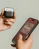 Чехол Nomad Modern Leather Black для Airpods 4th Gen (NM014582858) - изображение 7