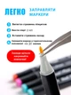 Набор скетч-маркеров 204 шт. для рисования двухсторонних Touch - изображение 6