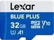 Карта памяти Lexar Blue Plus microSDHC 32GB UHS-I U1 V10 (LMSBLPL032G-BNANG) - изображение 1