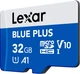 Карта памяти Lexar Blue Plus microSDHC 32GB UHS-I U1 V10 (LMSBLPL032G-BNANG) - изображение 3