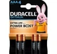 Батарейка Duracell Optimum, LR03 4шт AAA щелочная - изображение 1