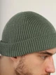 Вязаная шапка Мини-бини (Монатик) One-size Фисташковый - изображение 7