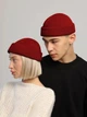 Вязаная шапка Мини-бини (Монатик) One-size Красный - изображение 1