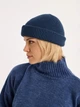 Вязаная шапка Мини-бини (Монатик) One-size Джинсовый - изображение 11