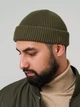 Вязаная шапка Мини-бини (Монатик) One-size Хаки - изображение 3