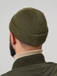 Вязаная шапка Мини-бини (Монатик) One-size Хаки - изображение 5