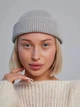 Вязаная шапка Мини-бини (Монатик) One-size Светло-серый - изображение 3