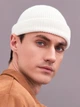 Вязаная шапка Мини-бини (Монатик) One-size Белый - изображение 12