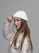Вязаная шапка Мини-бини (Монатик) One-size Белый - изображение 15