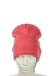 Вязаная шапка бини Лопата One-size Коралловый - изображение 1