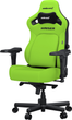 Fotel gamingowy Anda Seat Kaiser 4 Size XL Cyber Green PVC (AD12YDDC-XLL-20-C-PV/C-01) - obraz 3