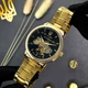 Наручные часы Awarder 022 Mechanic Metall Не забуду Дом Gold-Black - изображение 2