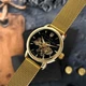 Наручные часы Awarder 028-3D Где бы ни была Gold-Black - изображение 3