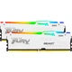 Модуль пам'яті для комп'ютера DDR5 64GB (2x32GB) 5600 MHz FURY Beast White RGB Kingston Fury (ex.HyperX) (KF556C40BWAK2-64) - изображение 3