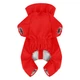 Дождевик для собак WAUDOG Clothes водонепроницаемый красный, L 50 - изображение 2