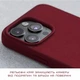Чохол Njord Suede MagSafe Case для iPhone 15 Pro Червоний (NA53SU11) - зображення 2