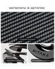 Магнитное кольцо-подставка для телефона Pitaka MagEZ Grip 3 Twill 600D Black/Grey (MGB2402) - изображение 9
