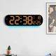 Часы Deepfox DS-6651R LED цифровые электронные настенные Будильник Дата Температура 35х10см - изображение 14