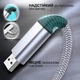 Кабель для зарядки телефону micro usb роз'єм GDragon Tech шнур шнурок дріт для передачі даних швидкої зарядки телефонів 3 метри 15W 3A Сірий 10_2_3m_1 - зображення 5