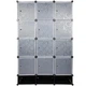 Шкаф гардероб пластиковый для хранения вещей Storage Cube Cabinet МР-31262-А - изображение 5