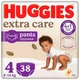 Підгузки-трусики Huggies Extra Care Pants розмір 4 (9-14 кг), 38 шт - изображение 2