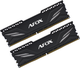 Оперативна память AFOX DDR4-3200 16384MB PC4-25600 (Kit of 2x8192) Gaming Black (AFLD416PH1CADB) - зображення 1
