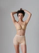 Пуш-ап трусики Дженнифер Лопес с перфорацией и съемными чашками Nud L Бежевый - изображение 1