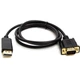 Кабель PowerPlant DisplayPort - VGA (M/M), 1 м (CA911882) - зображення 1