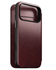 Кожаный чехол-книжка Nomad Modern Folio Horween Burgundy для iPhone 17 Pro - изображение 9