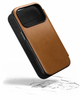 Кожаный чехол-книжка Nomad Modern Folio English Tan для iPhone 17 Pro - изображение 10
