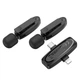 Бездротова мікрофонна система HOCO L15 dual-mic (iP/Type-C) Black (6942007638623) - изображение 4