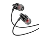 Навушники HOCO M90 Delight wire-controlled earphones with microphone Black Shadow (6931474759351) - изображение 2
