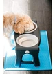 Миска подвійна з регульованими ніжками Dexas Adjustable Height Pet Feeder, 2 х 0.96 л, сіра - зображення 4