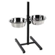 Миски для собак на штативе Flamingo Otis+ H-Stand, 2 шт х 2.5 л - изображение 1