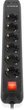 Мережевий фільтр-подовжувач Real-El RS-Protect 605 3 м Black (EL122300041) - зображення 4