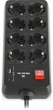 Сетевой фильтр-удлинитель Real-El RS-Protect 805 1.8 м Black (EL122300042) - изображение 6