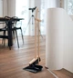 Дерев'яний совок та щітка Smart Large Dustpan Set 72см для прибирання з м'яким ворсом з Еко матеріалів Дерев'яний Cірий - зображення 2