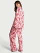 Піжама Сатинова (сорочка + штани) Victoria's Secret Glazed Satin Long PJ Set L Regular Рожевий (2681655D) - зображення 2