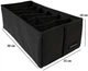 Комплект органайзеров ORGANIZE для белья из 3 шт. Черный (BL003) - изображение 4