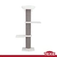 Дряпка Trixie 44073 Acadia для котов настінна сизаль/плюш белый/сіра 46х37х160 см (TX-44073) 4011905440736 - изображение 1