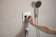 Наружная часть смесителя скрытого монтажа для душа Hansgrohe Ecostat Comfort E 33711000 - изображение 5