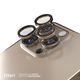 Szkło ochronne Etteri Camera Lens Protector do Apple iPhone 16 Pro / 16 Pro Max Gold (5907504524665) - obraz 3