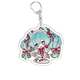 Брелок акриловый Вокалоид Хацунэ Мику Vocaloid Miku Hatsune 5 см (10670DFD2021) - изображение 1